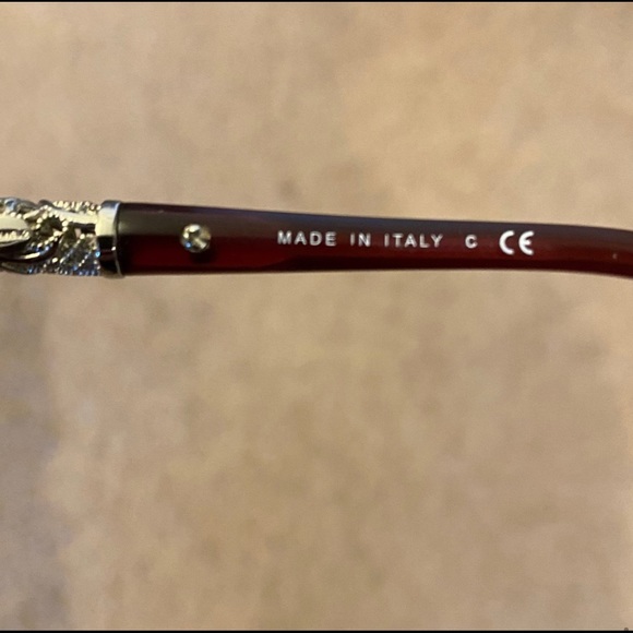 TChanel Burgundy Special Edition Bijoux Sunglasses - Picture 3 of 5